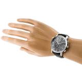 Tommy Hilfiger Harrison Chronograph Black Dial Black Leather Strap Watch for Men - 1790875 Buy Now By Tommy Hilfiger