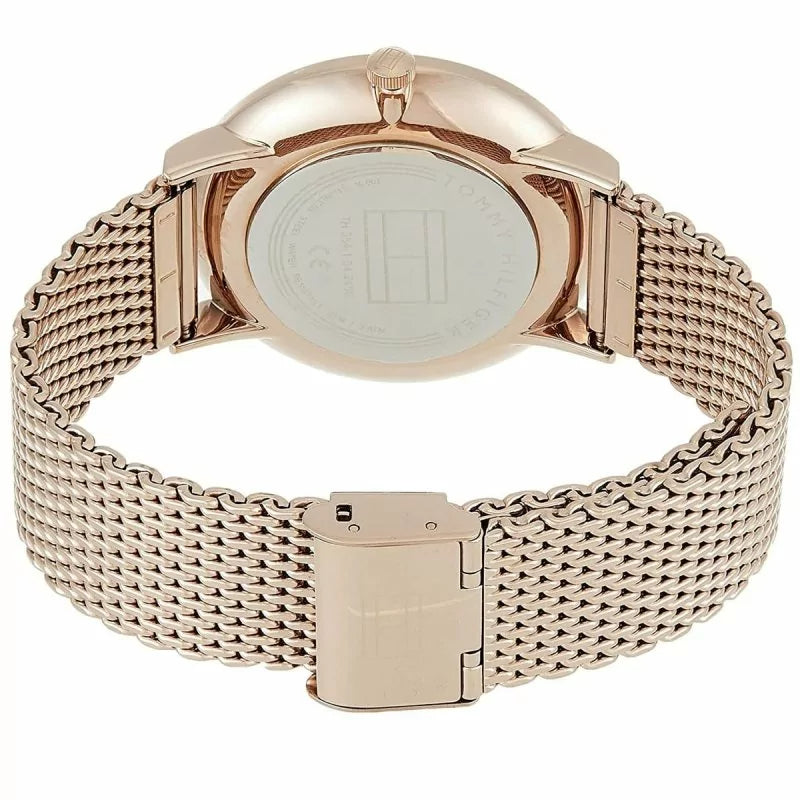 Tommy Hilfiger Brooklyn Grey Dial Gold Mesh Bracelet Watch for Men - 1791506 Buy Now By Tommy Hilfiger