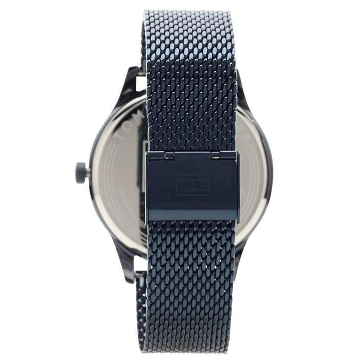 Tommy Hilfiger Damon Quartz Blue Dial Blue Mesh Bracelet Watch for Men - 1791421 Buy Now By Tommy Hilfiger