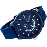 Tommy Hilfiger Denim Quartz Blue Dial Blue Rubber Strap Watch for Men - 1791482 Buy Now By Tommy Hilfiger