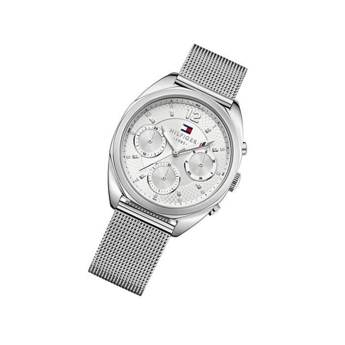 Tommy Hilfiger Mia Silver Dial Silver Mesh Bracelet Watch for Men - 1781628 Buy Now By Tommy Hilfiger