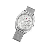 Tommy Hilfiger Mia Silver Dial Silver Mesh Bracelet Watch for Men - 1781628 Buy Now By Tommy Hilfiger