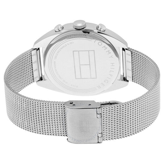 Tommy Hilfiger Mia Silver Dial Silver Mesh Bracelet Watch for Men - 1781628 Buy Now By Tommy Hilfiger