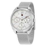 Tommy Hilfiger Mia Silver Dial Silver Mesh Bracelet Watch for Men - 1781628 Buy Now By Tommy Hilfiger