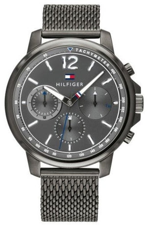 Tommy Hilfiger London Chronograph Grey Dial Grey Mesh Bracelet Watch for Men - 1791530 Buy Now By Tommy Hilfiger