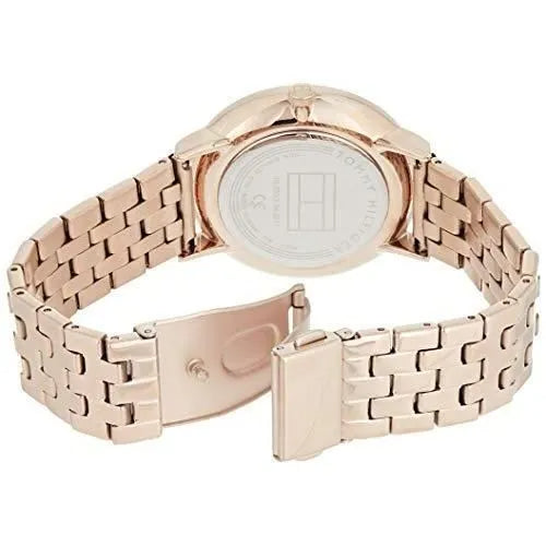 Tommy Hilfiger Jenna Quartz White Dial Rose Gold Steel Strap Watch for Women - 1782070 Buy Now By Tommy Hilfiger