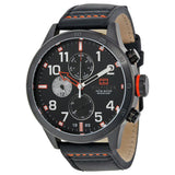 Tommy Hilfiger Trent Multifunction Black Dial Black Leather Strap Watch for Men - 1791136 Buy Now By Tommy Hilfiger