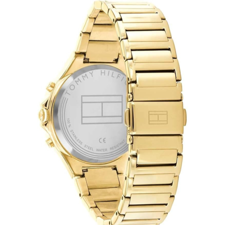 Tommy Hilfiger Eve Chronograph Quartz White Dial Gold Steel Strap Watch For Women - 1782278 Buy Now By Tommy Hilfiger