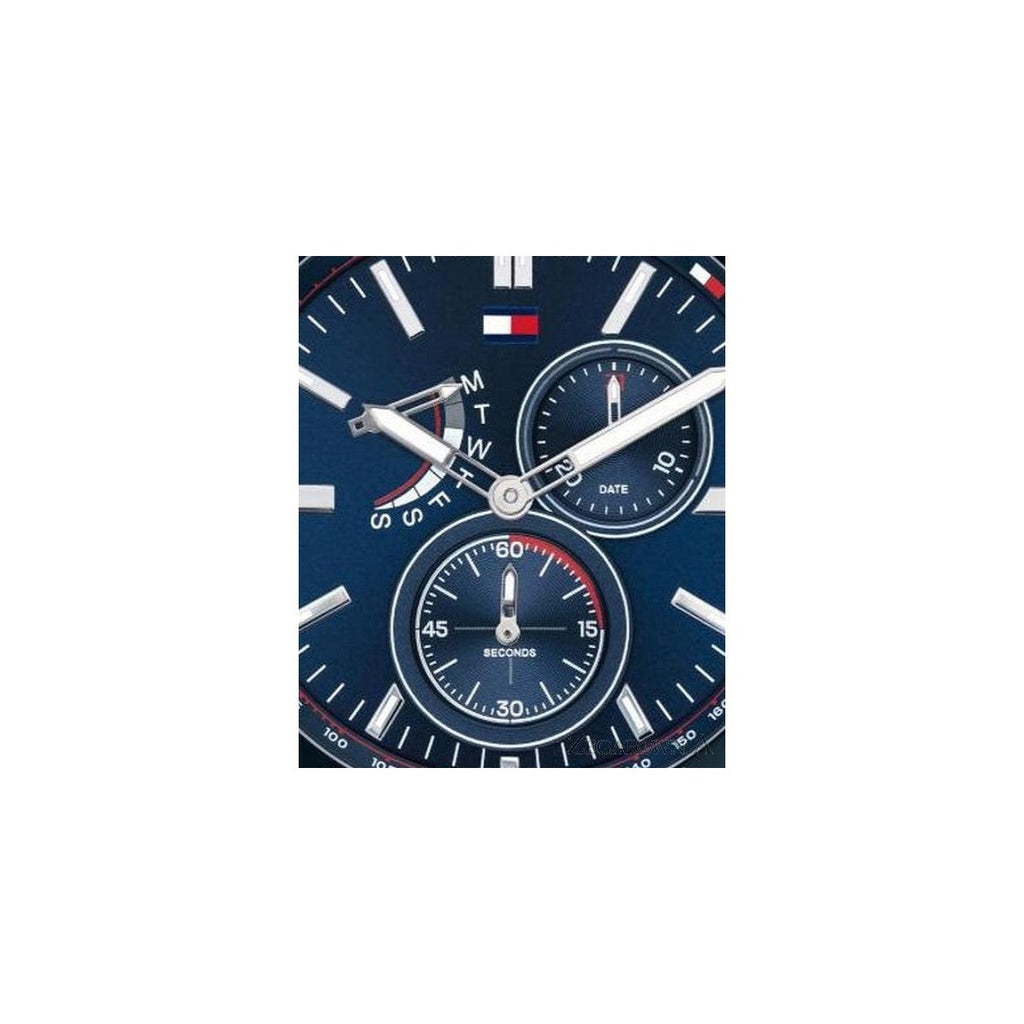 Tommy Hilfiger Austin Quartz Blue Dial Blue Rubber Strap Watch for Men - 1791635 Buy Now By Tommy Hilfiger