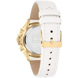 Tommy Hilfiger Brooklyn Quartz White Dial White Leather Strap Watch for Women - 1782018 Buy Now By Tommy Hilfiger