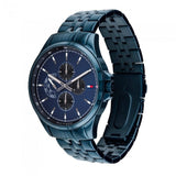 Tommy Hilfiger Shawn Quartz Blue Dial Blue Steel Strap Watch for Men - 1791618 Buy Now By Tommy Hilfiger