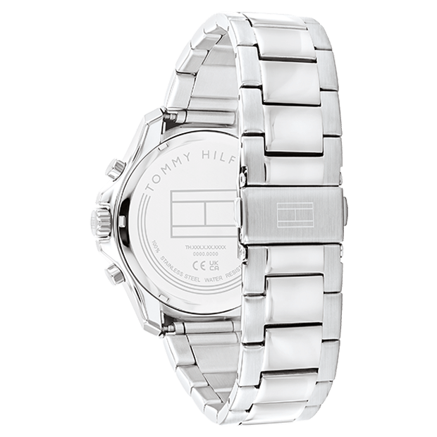 Tommy Hilfiger Jordan Chronograph Blue Dial Silver Steel Strap Watch For Men - 1792094 Buy Now By Tommy Hilfiger