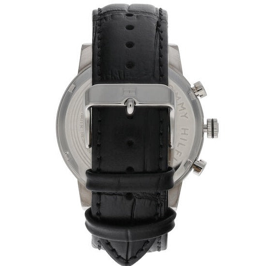 Tommy Hilfiger Kane Quartz Black Dial Black Leather Strap Watch for Men - 1791401 Buy Now By Tommy Hilfiger