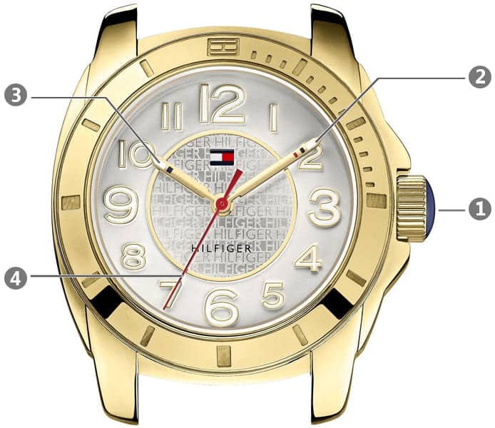 Tommy Hilfiger White Dial Two Tone Steel Strap Watch for Women - 1781307 Buy Now By Tommy Hilfiger