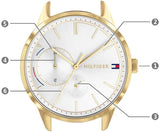 Tommy Hilfiger Brooklyn Quartz White Dial White Leather Strap Watch for Women - 1782018 Buy Now By Tommy Hilfiger