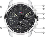 Tommy Hilfiger Decker Black Dial Black Leather Strap Watch for Men - 1791563 Buy Now By Tommy Hilfiger