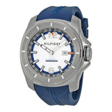 Tommy Hilfiger Windsurf White Dial Blue Rubber Strap Watch for Men - 1791113 Buy Now By Tommy Hilfiger