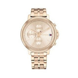 Tommy Hilfiger Madison Chronograph Quartz Rose Gold Dial Rose Gold Steel Strap Watch For Women - 1782190 Buy Now By Tommy Hilfiger