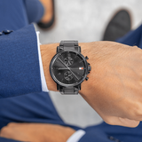 Tommy Hilfiger Daniel Black Dial Black Steel Strap Watch for Men - 1710414 Buy Now By Tommy Hilfiger