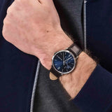 Tommy Hilfiger Cooper Blue Dial Brown Leather Strap Watch for Men - 1791508 Buy Now By Tommy Hilfiger