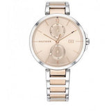 Tommy Hilfiger Angela Chronograph Pink Dial Two Tone Steel Strap Watch for Women - 1782127 Buy Now By Tommy Hilfiger