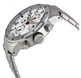 Tommy Hilfiger Trent Multifunction White Dial Silver Steel Strap Watch for Men - 1791140 Buy Now By Tommy Hilfiger