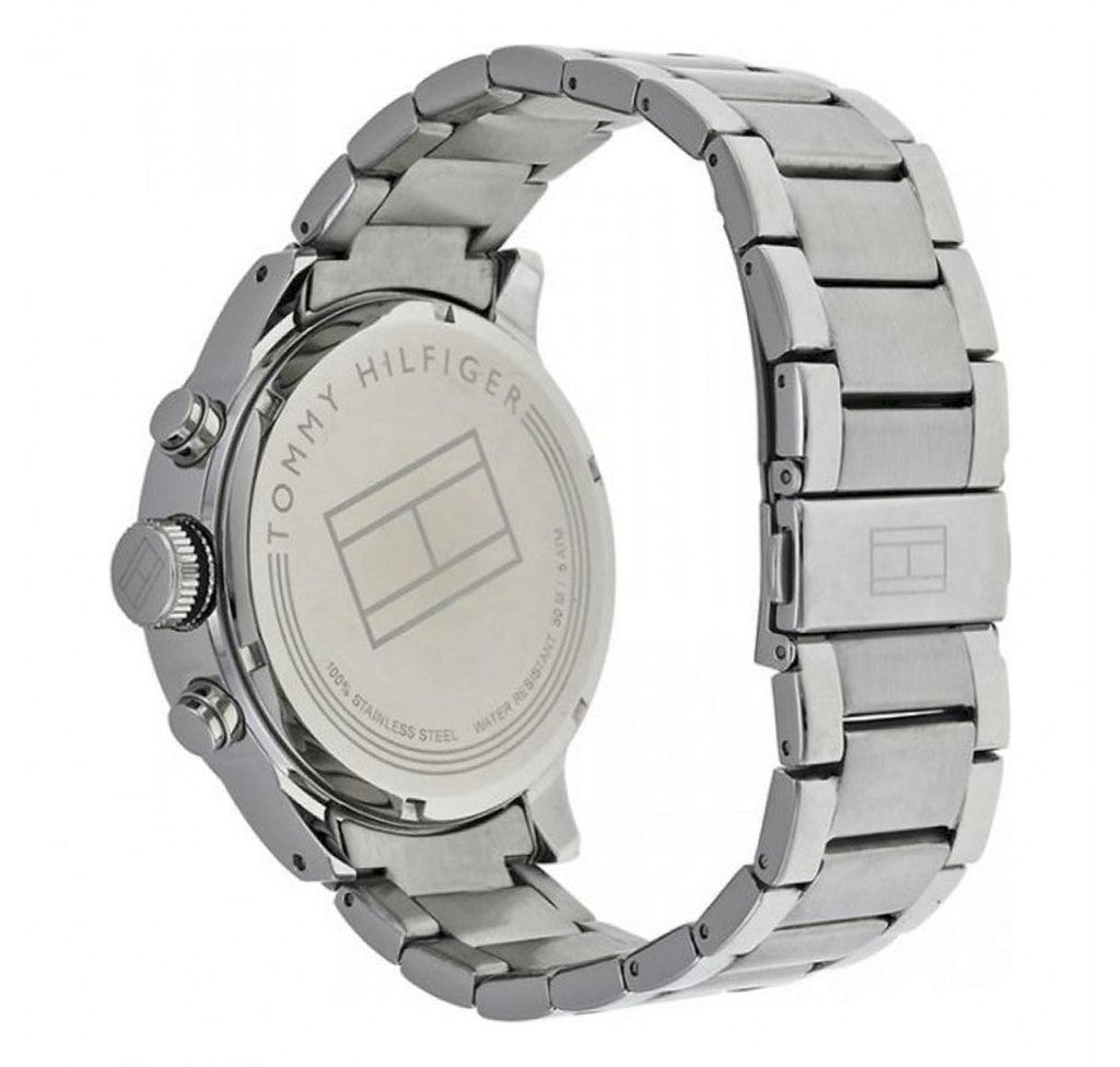 Tommy Hilfiger Trent Multifunction White Dial Silver Steel Strap Watch for Men - 1791140 Buy Now By Tommy Hilfiger