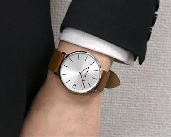 Coach Charles Silver Dial Brown Leather Strap Watch for Men - 14602152 Buy Now By Coach