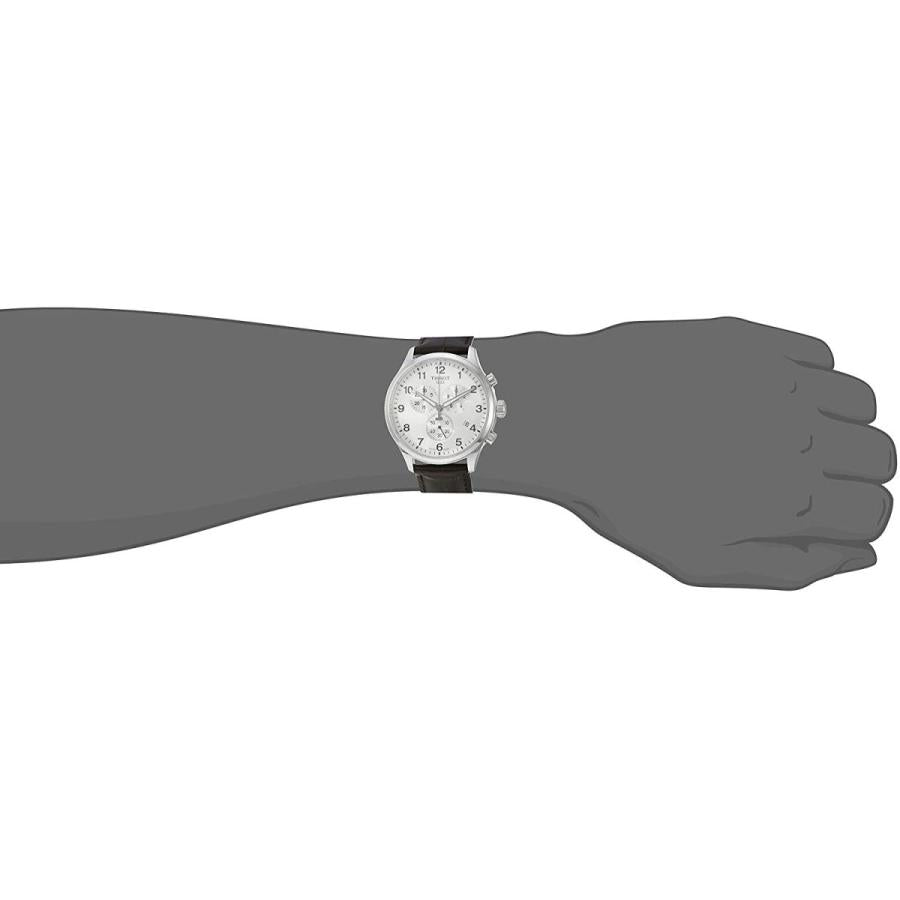 Tissot Chrono XL Silver Dial Brown Leather Strap Watch For Men - T116.617.16.037.00 Buy Now By Tissot