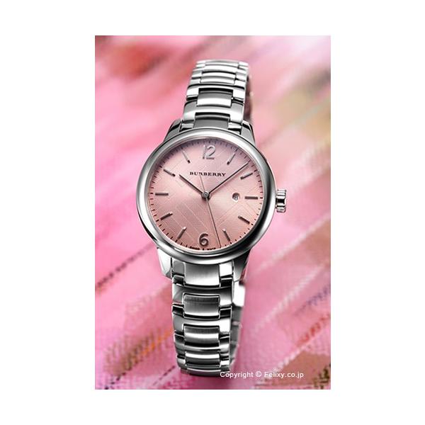 Burberry The Classic Pink Dial Silver Steel Strap Watch for Women - BU10111 Buy Now By Burberry