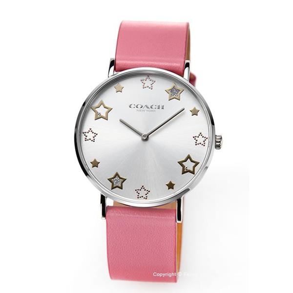 Coach Perry Mother of Pearl White Dial Pink Leather Strap Watch for Women - 14503243 Buy Now By Coach