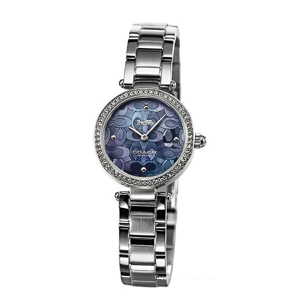 Coach Park Mother of Pearl Blue Dial Silver Steel Strap Watch for Women - 14503224 Buy Now By Coach