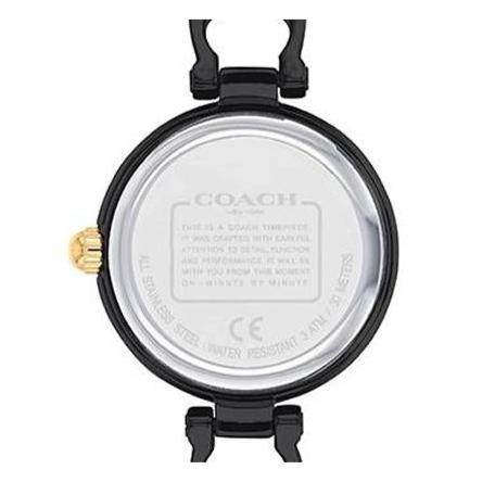 Coach Park Swarovski Crystals Black Dial Black Steel Strap Watch for Women - 14503564 Buy Now By Coach