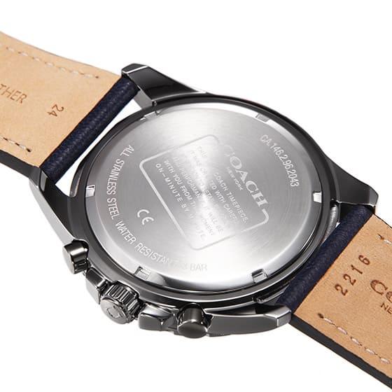 Coach Kent Grey Dial Blue Leather Strap Watch for Men - 14602558 Buy Now By Coach