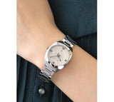 Gucci GG2570 White Dial Silver Steel Strap Watch For Women - YA142502 Buy Now By Gucci