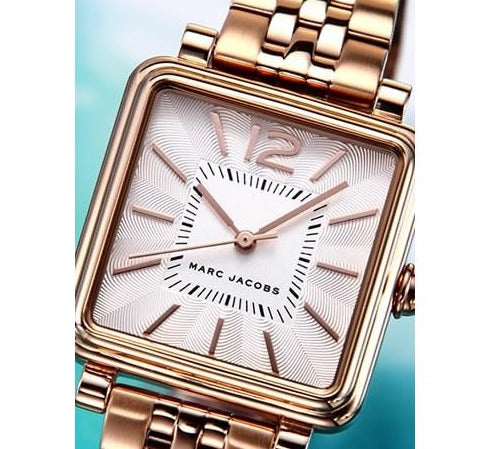 Marc Jacobs Vic Silver Dial Rose Gold Steel Strap Watch for Women - MJ3514 Buy Now By Marc Jacobs