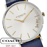 Coach Perry White Dial Blue Leather Strap Watch for Women - 14503156 Buy Now By Coach