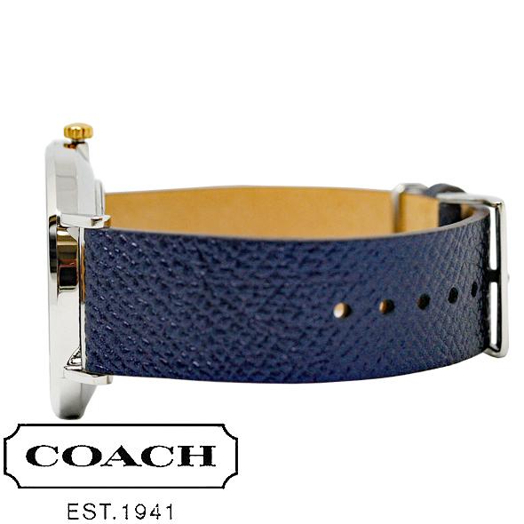 Coach Perry White Dial Blue Leather Strap Watch for Women - 14503156 Buy Now By Coach