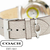 Coach Perry White Dial Beige Leather Strap Watch for Women - 14503157 Buy Now By Coach