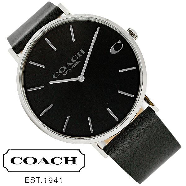 Coach Charles Black Dial Black Leather Strap Watch for Men - 14602149 Buy Now By Coach