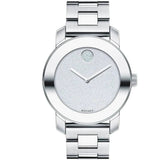 Movado Bold Ceramic Silver Dial Silver Steel Strap Watch for Women - 3600638 Buy Now By Movado