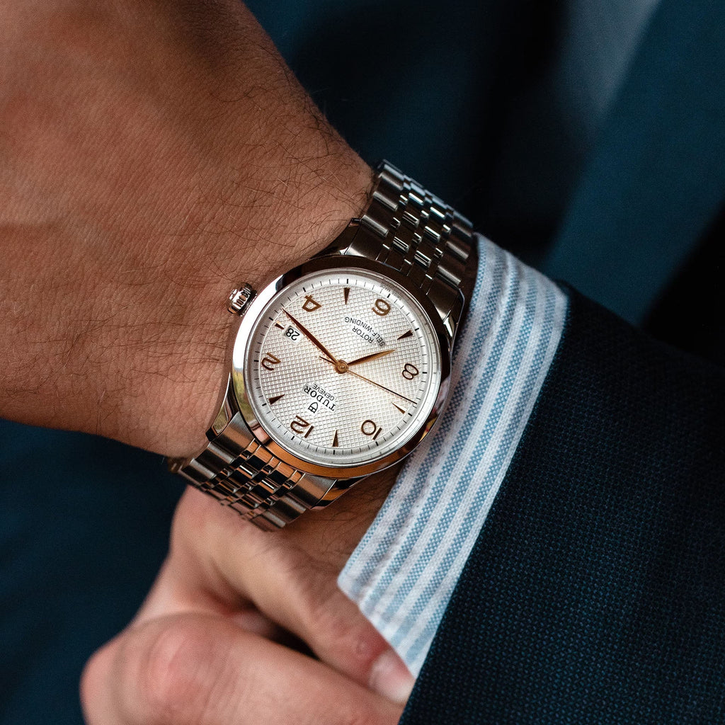 Tudor 1926 Automatic Silver Dial Silver Steel Strap Watch for Men - M91650-0001 Buy Now By Tudor