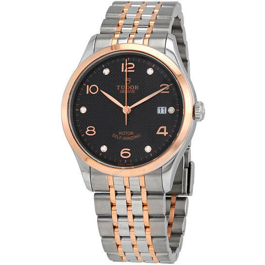 Tudor 1926 Automatic Diamonds Black Dial Two Tone Steel Strap Watch for Men - M91651-0004 Buy Now By Tudor