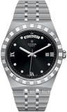 Tudor Royal Automatic Diamonds Black Dial Silver Steel Strap Watch for Men - M28600-0004 Buy Now By Tudor