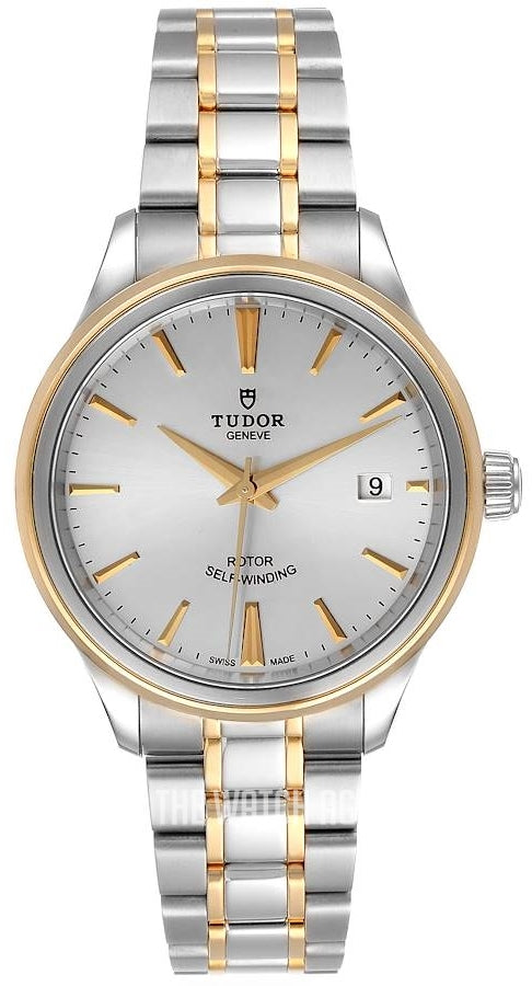 Tudor Style Automatic Silver Dial Two Tone Steel Strap Watch for Men - M12713-0003 Buy Now By Tudor