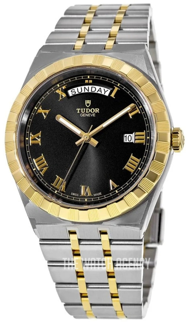 Tudor Royal Automatic Black Dial Two Tone Steel Strap Watch for Men - M28603-0003 Buy Now By Tudor
