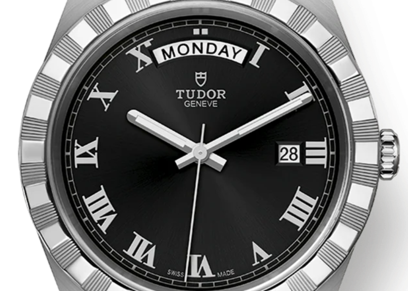 Tudor Royal Automatic Black Dial Silver Steel Strap Watch for Men - M28600-0003 Buy Now By Tudor