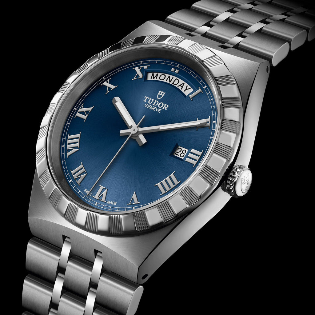 Tudor Royal Automatic Blue Dial Silver Steel Strap Watch for Men - M28600-0005 Buy Now By Tudor