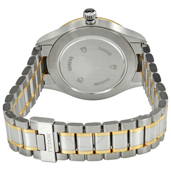 Tudor Style Automatic Diamonds Gold Dial Two Tone Steel Strap Watch for Men - M12713-0007 Buy Now By Tudor