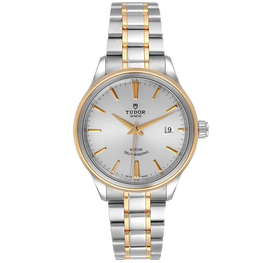 Tudor Style Automatic Silver Dial Two Tone Steel Strap Watch for Men - M12713-0003 Buy Now By Tudor